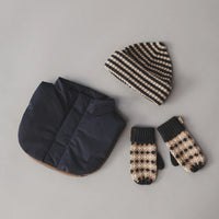 BEANIE MÜTZE charocal melange