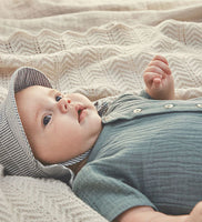Sonnhut mit Schirm stripe desert sage