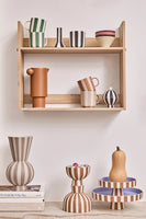 Schale Toppu large caramel/lavender