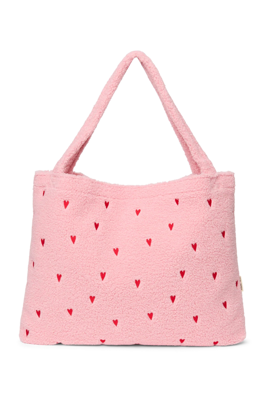 Der Klassiker Mom Bag Teddy hellorsa Herzen