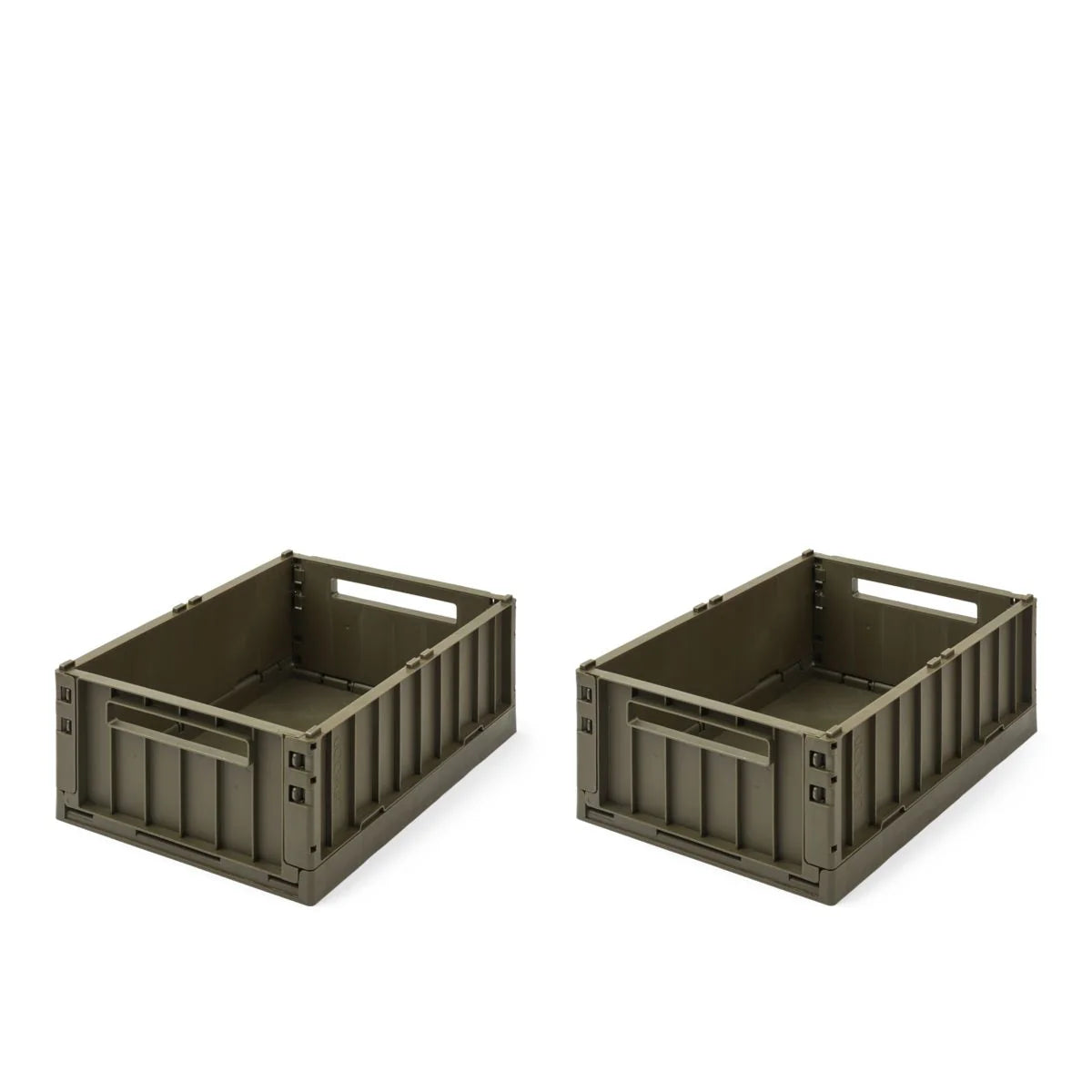 Weston 2er Set Aufbewahrungsboxen medium army brown