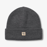 BEANIE OMALAS charocal melange