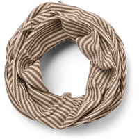 2ER-PACK WOLL SCHLAUCHTUCH wood stripe