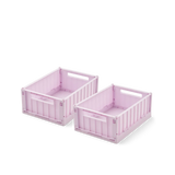 Weston 2er Set Aufbewahrungsboxen small light lavender