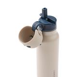 Trinkflasche Falk mit Panda Kopf 350ml sandy