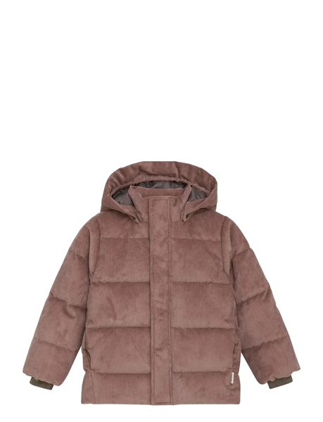Winterjacke Cord rose taupe