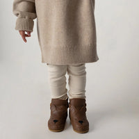 Dubu Classic Booties | Bear | Cognac Leather