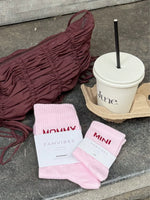 Socken Mini rosa