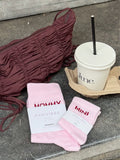 Socken Mini rosa
