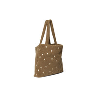 Der Klassiker Mom Bag Teddy Hearts braun