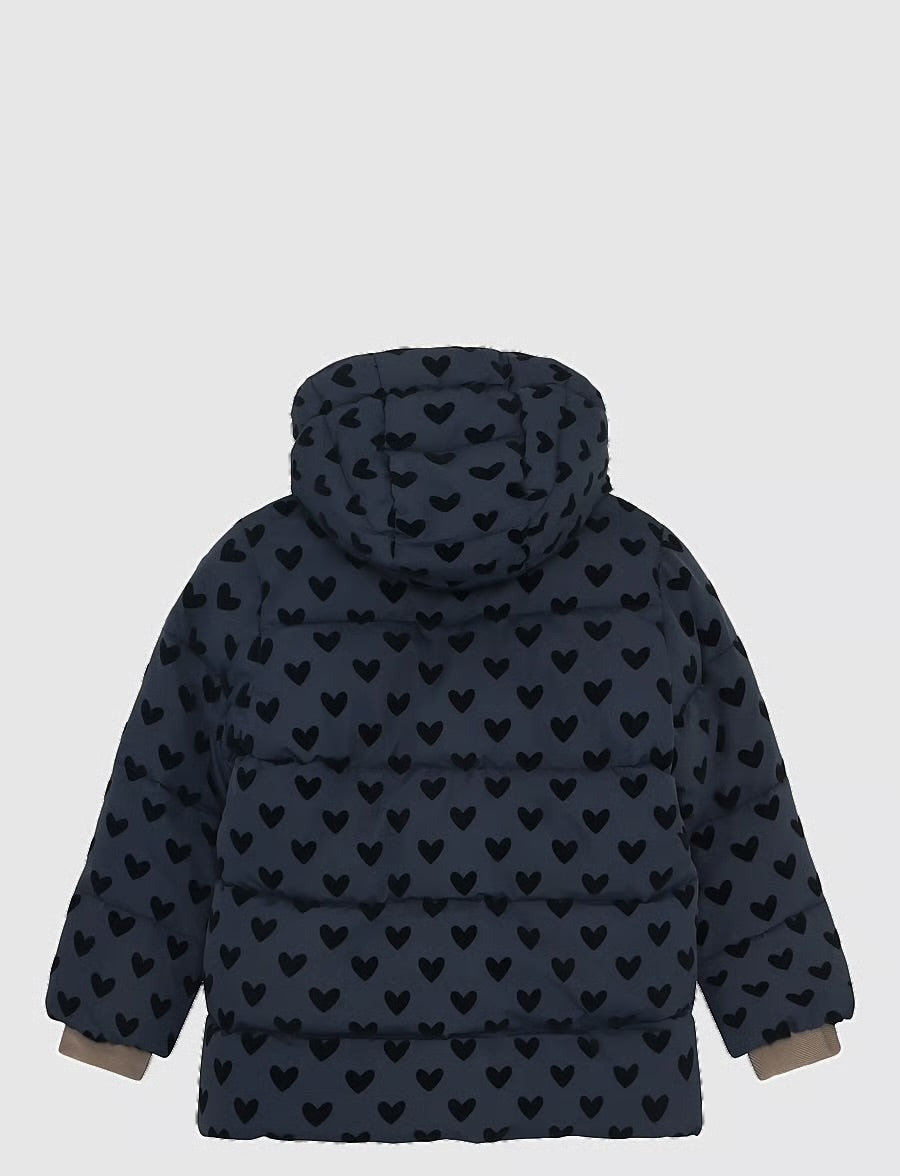 Winterjacke Flock AOP Herzen/parisian night