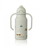 Trinkflasche Kimmie vehicles dove blue 250ml