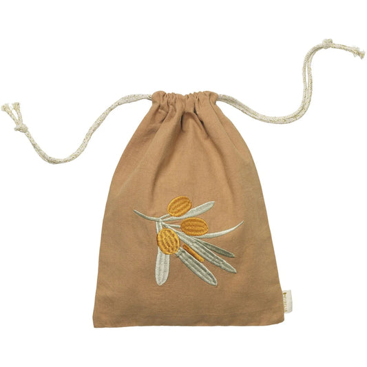 Geschenkbeutel Zweig caramel