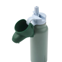 Trinkflasche Falk mit Krokodil Kopf 350ml peppermint/garden green