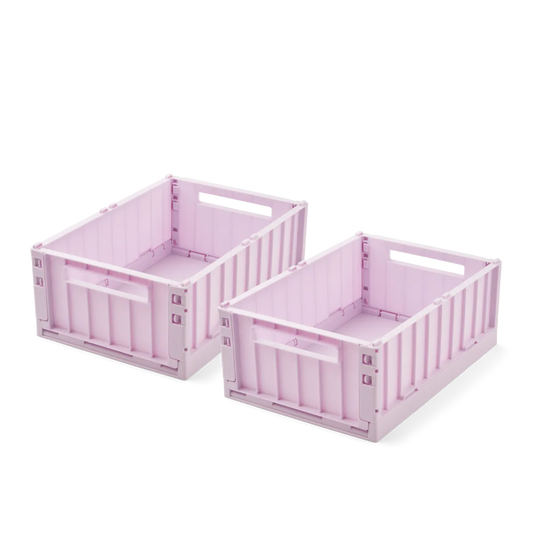Weston 2er Set Aufbewahrungsboxen medium light lavender
