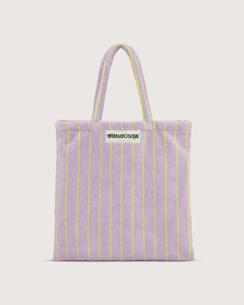 Naram Totebag lilac & neon yellow
