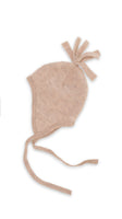 Baby Mütze Wollfleece sand