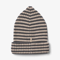 BEANIE MÜTZE charocal melange