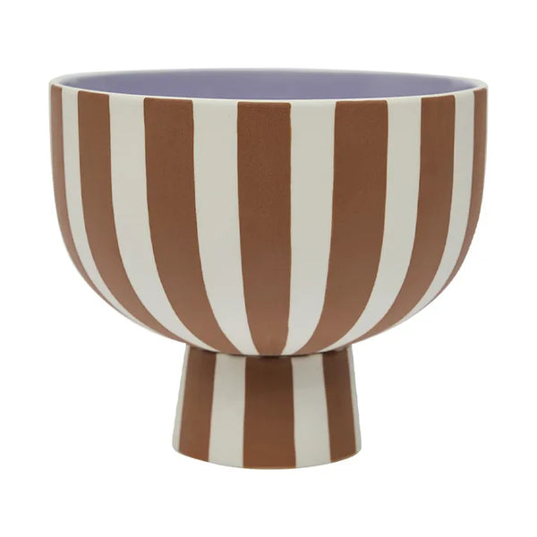 Schale Toppu large caramel/lavender