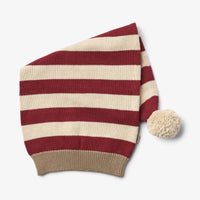 Gestrickte Weihnachtsmütze