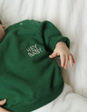 Sweater „Hey Baby“ grün