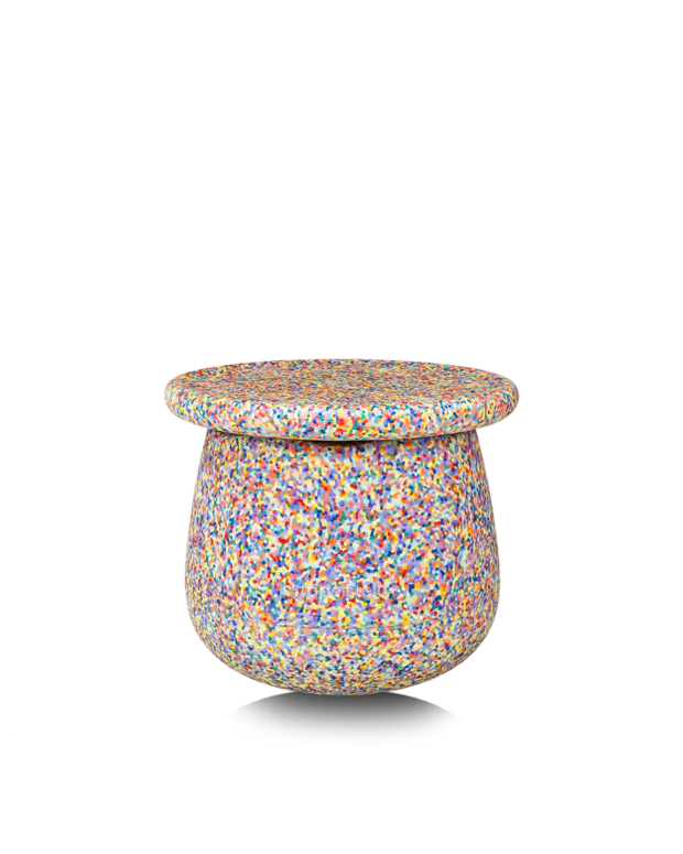 Stapelstein® Dynamic small – Kinderhocker-Set super confetti
