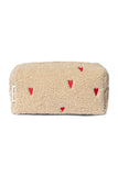 Kosmetiktasche Ecru Hearts Teddy