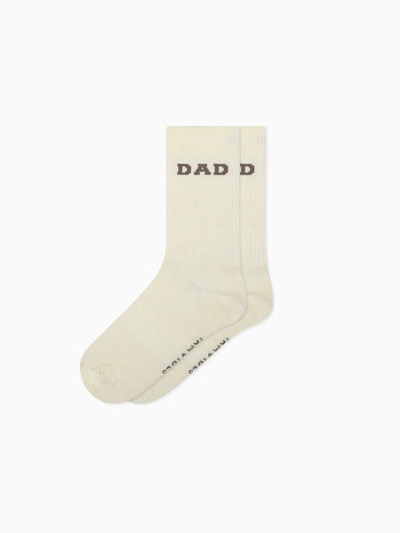 Wollsocken College Dad taupe