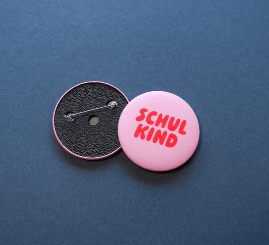 Button "Schulkind" | rosa