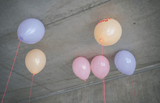 Schulkind Luftballon 6er Set | roas-Mix | 5 Stück: Kopfdruck