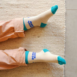 Schulkind-Socken / blau: Größe 31–34