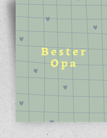 Karte "Bester Opa" / mit Umschlag: Din A6