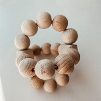 Greifring Holz geometrisch natur
