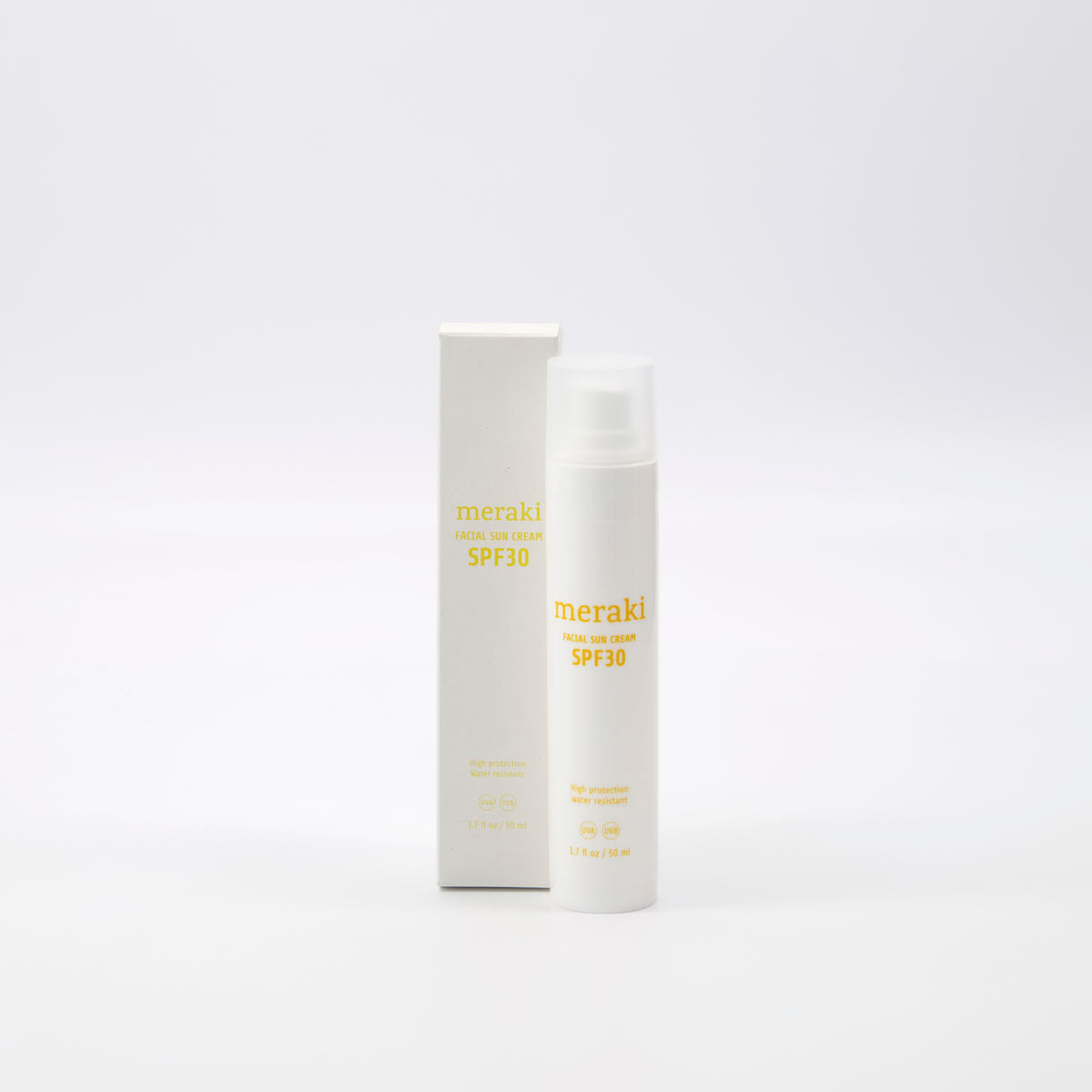 Facial sun cream Mildly scented