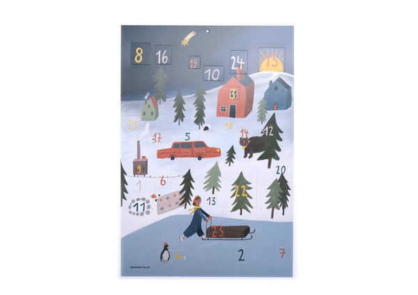 Adventskalender aus Papier