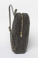 Teddy Mini Chunky Rucksack, dark grey