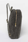 Teddy Mini Chunky Rucksack, dark grey