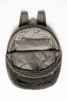 Teddy Mini Chunky Rucksack, dark grey