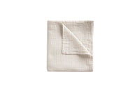 Musselin Wickel Decke Tuch 110x110cm eggshell
