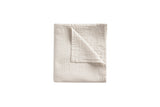Musselin Wickel Decke Tuch 110x110cm eggshell