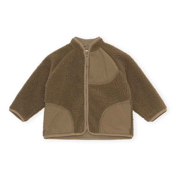 Teddy Jacke dark brown