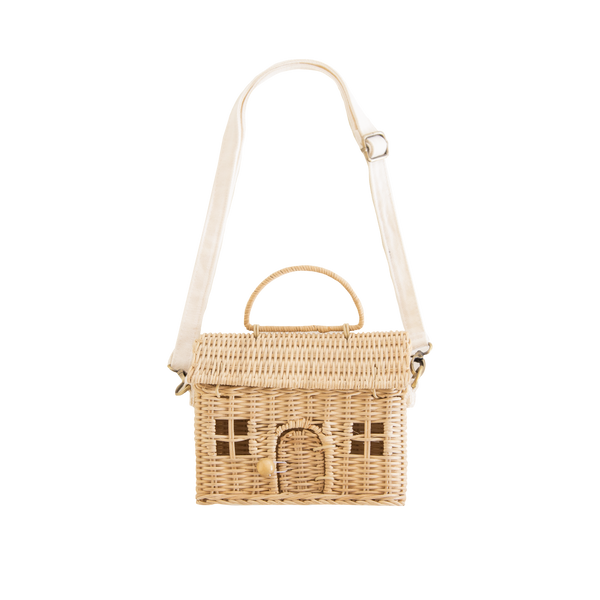 Rattan Korb Haus Straw