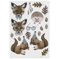 Bio Tattoo Fuchs und Eichhörnchen