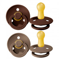 Schnuller 2er Set Mocha & Dark Oak