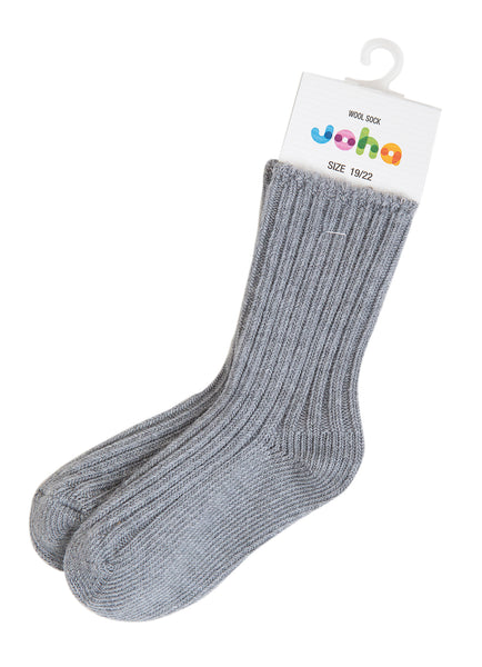 Wollsocken, hellgrau