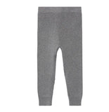 Biobaumwolle Strickleggings Yuma grau