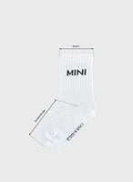 Socken Mini weiß