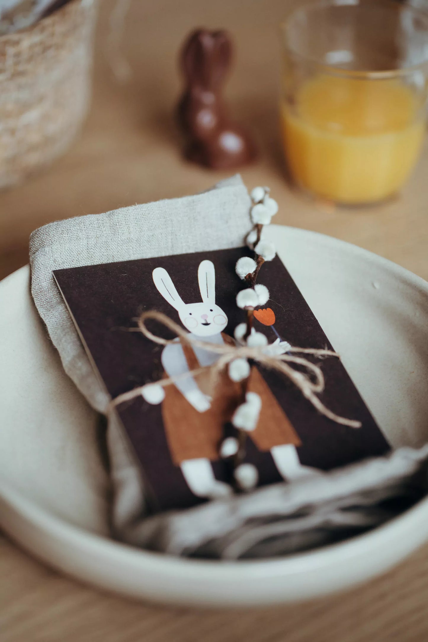 Postkarte Osterhase