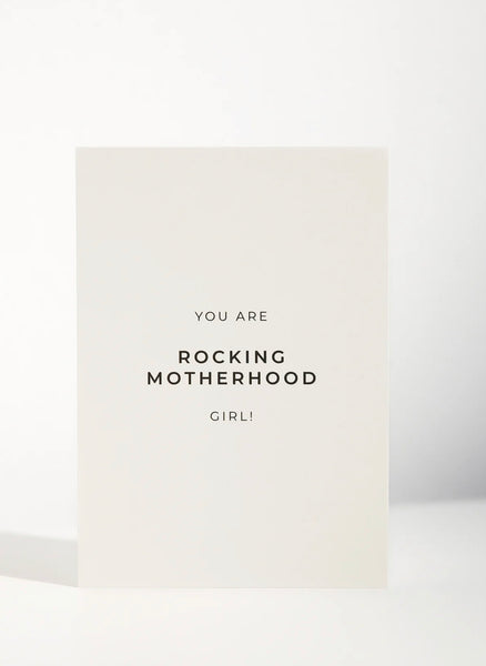 Postkarte Rocking Motherhood