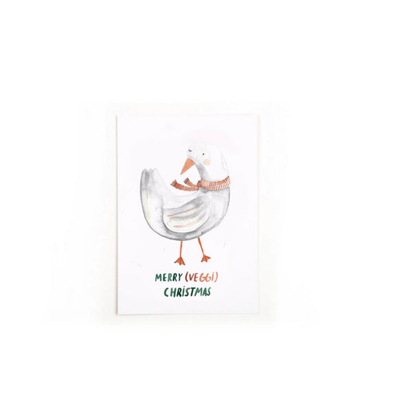 Postkarte Veggi Christmas